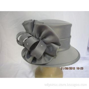 Beautiful Special Gray Ladies Church Hats With Drawstring S